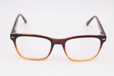 Modern Optical Daily Brown Square Eyeglasses Frames 53-19-145
