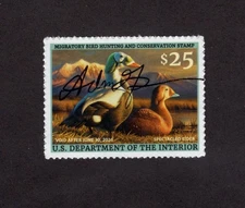 RW92 - Federal Duck Stamp.  Artist Signed Single    #02 RW92as