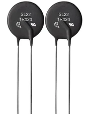 SL22 1R020 (Pack of 2) NTC THERMISTOR,ICL 1 OHM 20% 20A 22MM, (Also SG100,... 