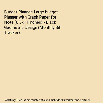 Budget Planner: Large budget Planner with Graph Paper for Note [8.5x11 inches] -