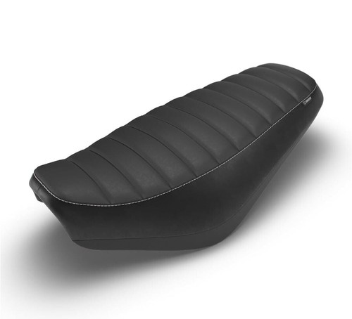 "BLACK SIGNATURE BENCH SEAT" FIT FOR ROYAL ENFIELD HUNTER 350 - Picture 2 of 6