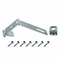 Gatehouse Zinc Plated With Screws Door Lock Hardware 4.5-in Steel Hasp Gatehouse Zinc Plated With Screws Door Lock Hardware 4.5-in Steel Hasp