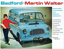 BEDFORD CA MARTIN WALTER CONVERSIONS (INCL DORMOBILE) ORIG. 1965 SALES BROCHURE