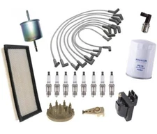 13 PCS Replacement Tune Up Kit Air Oil Filters Spark Plugs Wire Set For F150 5.0