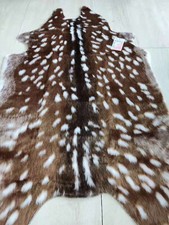 yingda1992 Faux Fur Sika Deer Print Animal Sk...