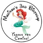 PRINCESS PERSONALIZED CUSTOM THANK YOU SEALS LABELS STICKERS PARTY FAVORS