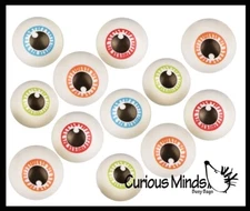 12 Eye Stress Ball  -  Sensory, Stress, Fidget Toy - Eyeball Ophthalmologist Hal