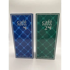 1 Cafe Men + 1 Cafe Men 2 EDT Cologne Spray 3.4 oz  each - NIB *Pack Of Two