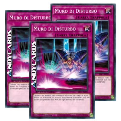 3x WALL OF DISTURBANCE (SPEED DUEL) Common   SBC1 ITI33   1Ed