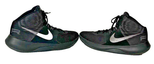 Nike Herren Air Precision 898452-001 Schwarz Basketballschuhe Turnschuhe - Größe 12 - Bild 5 von 7