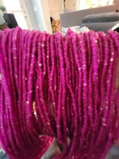 Assorted African Waist Beads Tie On up to 50” Waist Beads from Ghana