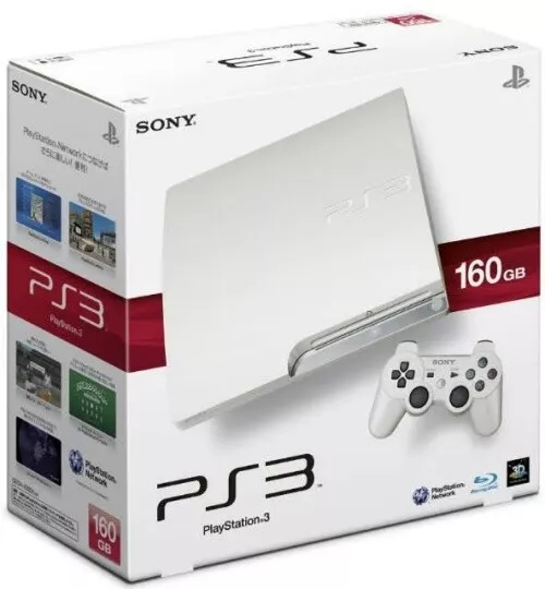 SONY PS3 PlayStation 3 GB CECHA LW White Game console Boxed NTSC J