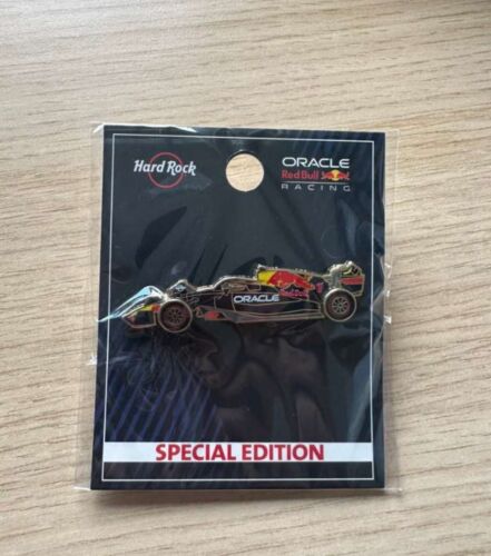 Hard Rock Cafe Pin Red Bull Racing Formula 1 Pin Verstappen - Picture 1 of 1