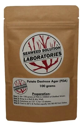 SEAWEED SOLUTION LABORATORIES Dehydrated Potato Dextrose Agar Powder (PDA) 100 grams