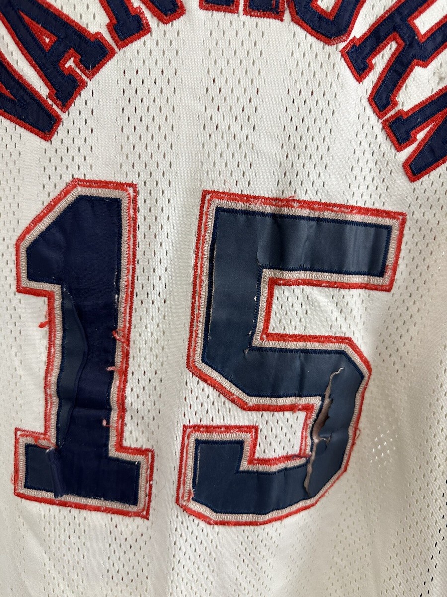 VTG Keith Van Horn Stitched Pro Cut Game New Jersey Nets