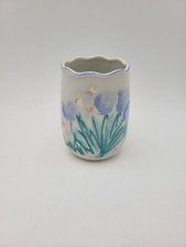 Saturday Knight Ltd Tumbler Laurette Japan Blue Flowers Vintage