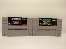 Jeopardy & Jeopardy Sports Edition. Super Nintendo. SNES. Tested/Works!