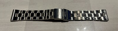 Breitling 22mm Stainless Steel Bracelet 6.75'' 157A MISSING PINS Selling As-Is