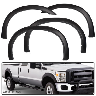 Fender Flares Textured 4PC Fit 1999-2007 Ford F250 F350 Super Duty Factory Style