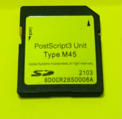 Ricoh Savin Lanier Postscript3 Unit Type M45 For IM 2500 3500 4000 5000 6000 OEM