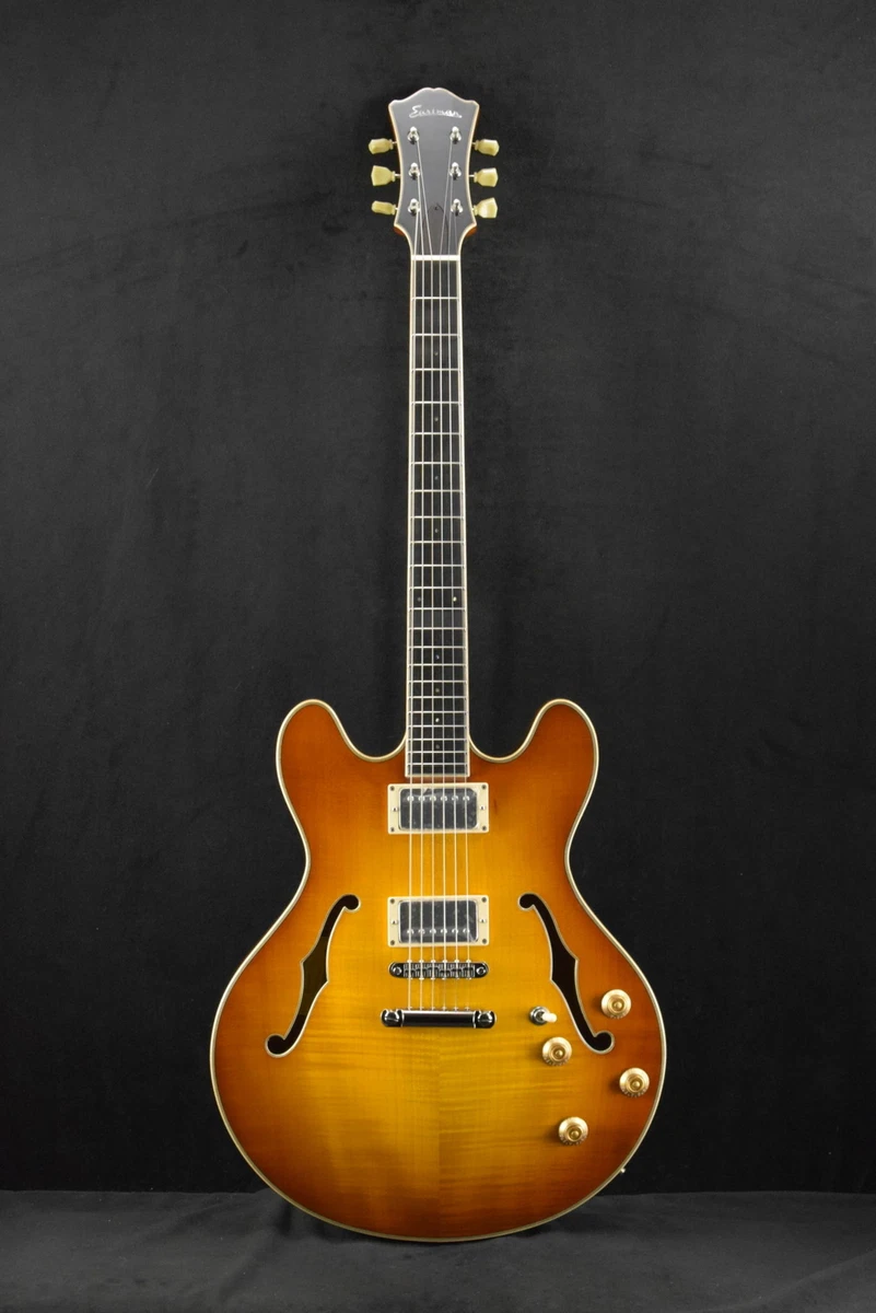 Eastman T186MX GB All Solid Carved Series Thinline Goldburst eBay