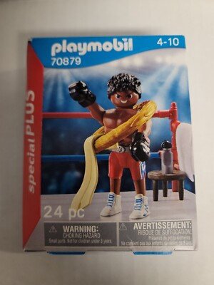 #ad #ad Playmobil Boxing Champion Building Set 70879 NEW IN STOCK $10.99