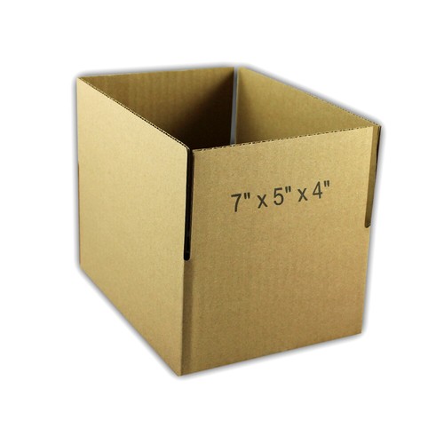 50 7x5x4 "EcoSwift" Brand Cardboard Box Packing Mailing Shipping Corrugated - Picture 3 of 6