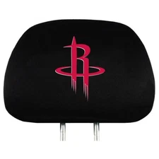 Team ProMark NBA Houston Rockets Embroidered Headrest Covers 2 Pc. Set