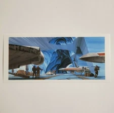 Ralph McQuarrie Postcard Star Wars The Empire Strikes Back Snowspeeder X-Wing