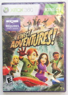 New Kinect Adventures Microsoft XBOX 360 2010 Video Game Factory Sealed BB640