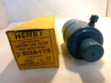 NEW IN BOX HENRY SUCTION LINE FILTER 853A-1 1/8 25 SQ IN FILTER AREA
