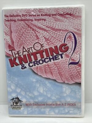 The Art Of Knitting and Crochet 2 (DVD 2005) TriCoast Studios Felting Yarn NEW