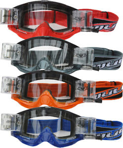 New Wulfsport Roll Off Motocross Enduro Goggles Cr Kx Rm Yz Crf Yzf Sxf Sx Xcf