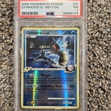 Pokemon TCG Gyarados G 30/127 Platinum Reverse Holo Rare English 2009 PSA 7 on eBay