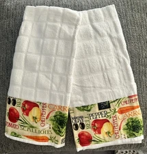 Kitchen Towels Vegetables Theme New