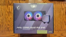 NEW MSI MAG Coreliquid A13 240 Black - AIO ARGB Liquid Cooler 240mm Radiator