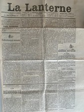 The Lantern Of March 25, 1878 Necessary Warning - Russia And England