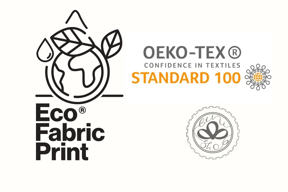 Zwergspitz Hunde Streifen Stoff  Türkis - French Terry/Baumwolle/Oxford - Bild 4 von 4