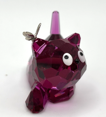 Swarovski Crystal Emily Cat Lovlots Figurine Pink Butterfly w/ COA