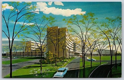Hershey PA Milton S. Hershey Medical Center Artist's Rendering Postcard C185
