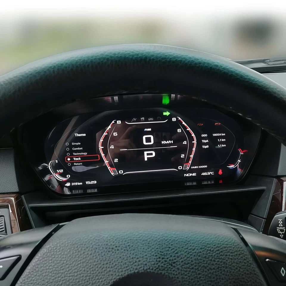 Cuadro de instrumentos LCD de 12,3 pulgadas para BMW Serie 5 E60 E61 2003-2009 Foto 3 de 4