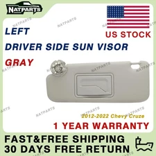 Left Driver Sun Visor For Chevy Cruze 2011-2019 ‎95034256 95034253 84126667