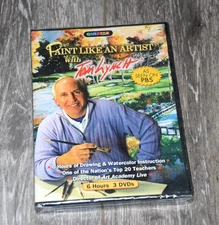Paint Like an Artist with Tom Lynch (DVD, 3-Disc Set, 2016, Questar/PBS) - NEW!