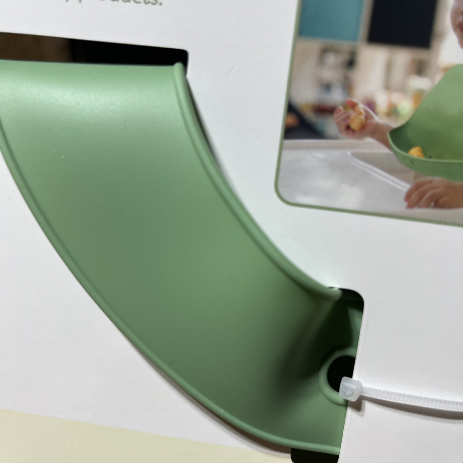 Upward Silicone Baby Food Catching Bib NEW With Tags