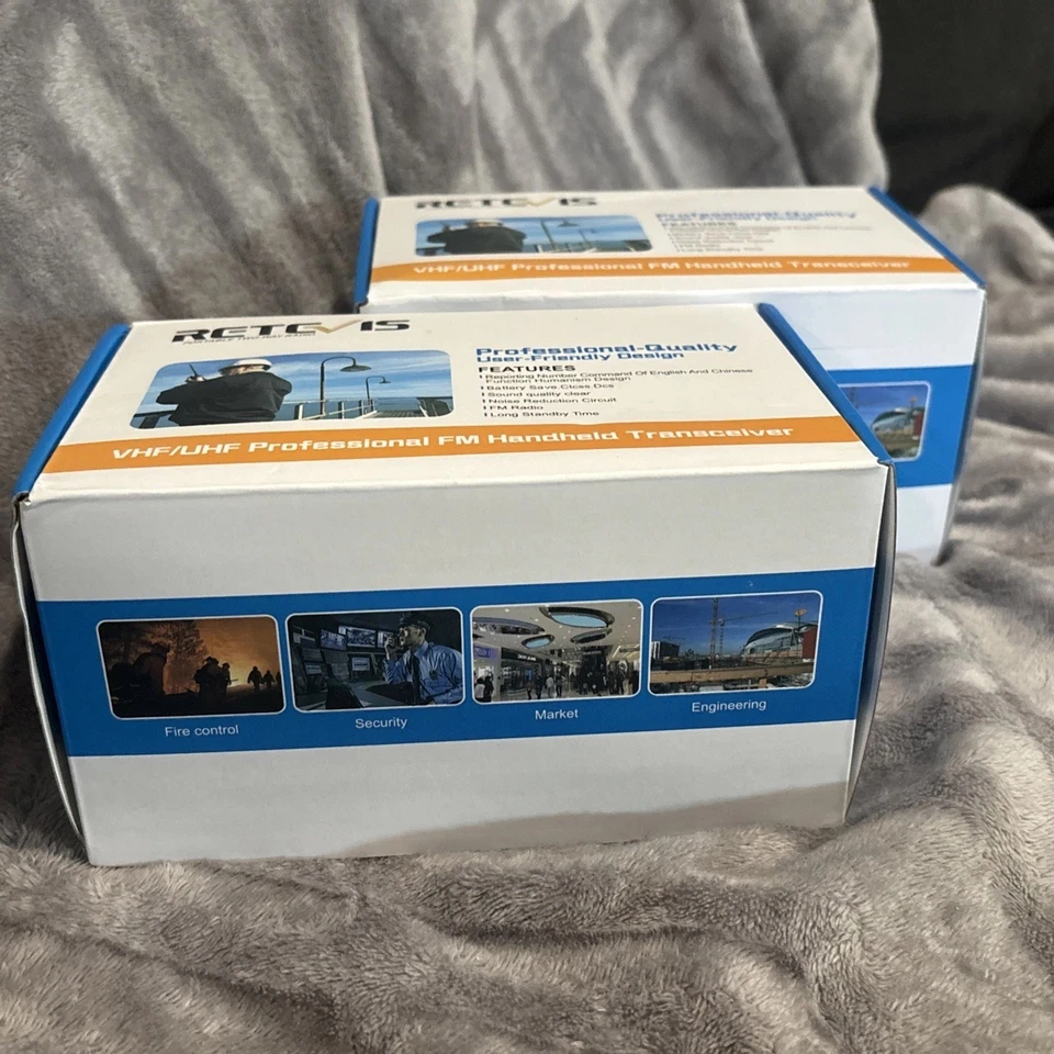 Set Of 2- Retevis RT5R Dual Band Walkie Talkie Long Range Two Way Radio 128CH - Image 3 of 4