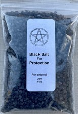 Black Salt for Protection Rituals- Spell- 3 Ounce Pack of 1 ,