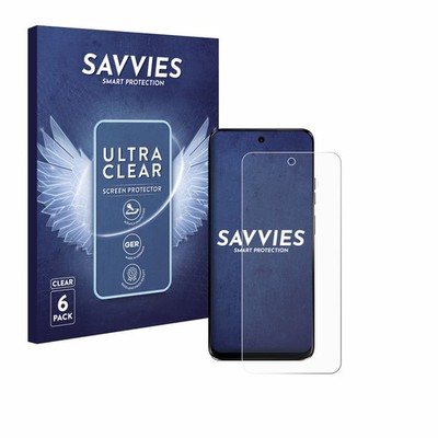 6x Schutzfolie für Motorola G34 5G Display Schutz Folie