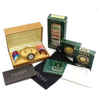Gucci Interchangeable Bezel 6" 19 Bezels Ref. 11/12 Ladies' Watch #WB6205 2