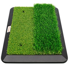 Golf Hitting Mats Training Equipment, Golf Practice Mat with Instant Swing Path