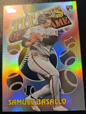 2026 Topps Series 1 Samuel Basallo Titans Of The Game Rookie #TOG-10 Orioles